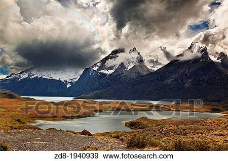 torres paine national park View Large Photo Image Stock Photo - torres paine national park. Fotosearch