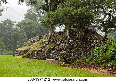 Totonaca ruins named: "El Huajilote", near Filobobos River, Veracruz, Mexico. View Large Photo Image Stock Image - Totonaca ruins named: "El Huajilote", near Filobobos River, Veracruz, Mexico.. Fotosearch