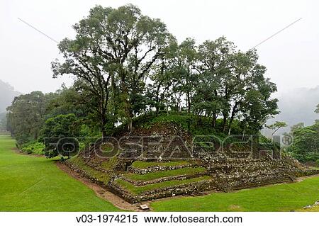 Totonaca ruins named: "El Huajilote", near Filobobos River, Veracruz, Mexico. View Large Photo Image Stock Photography - Totonaca ruins named: "El Huajilote", near Filobobos River, Veracruz, Mexico.. Fotosearch