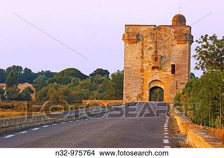 Tour Carbonniere, Aigues-Mortes. Petite Camargue, Gard, Languedoc-Roussillon, France View Large Photo Image Picture - Tour Carbonniere, Aigues-Mortes. Petite Camargue, Gard, Languedoc-Roussillon, France. Fotosearch