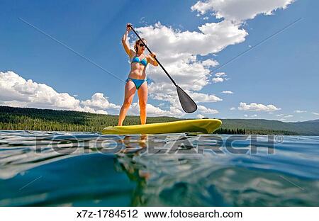 touring on the Stand Up Paddle Board at Redfish Lake in the Sawtooth Mountains near the town of Stanely in central Idaho View Large Photo Image Stock Image - touring on the Stand Up Paddle Board at Redfish Lake in the Sawtooth Mountains near the town of Stanely in central Idaho. Fotosearch