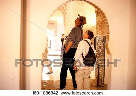 Tourist in Alhambra, Granada, Andalucia, Spain View Large Photo Image Stock Image - Tourist in Alhambra, Granada, Andalucia, Spain. Fotosearch