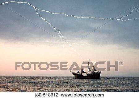 Stock Image - Tourist ship. Puerto Vallarta. Mexico.. Fotosearch