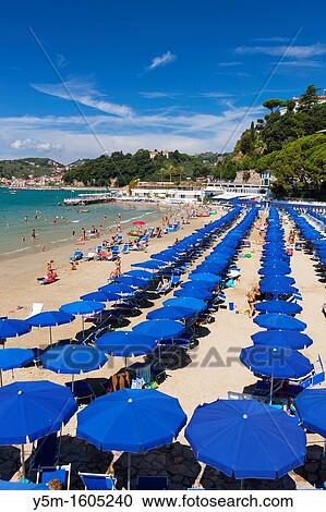 Tourists on the beach, Lerici, Province of La Spezia, Liguria, Italy, Europe View Large Photo Image Stock Image - Tourists on the beach, Lerici, Province of La Spezia, Liguria, Italy, Europe. Fotosearch