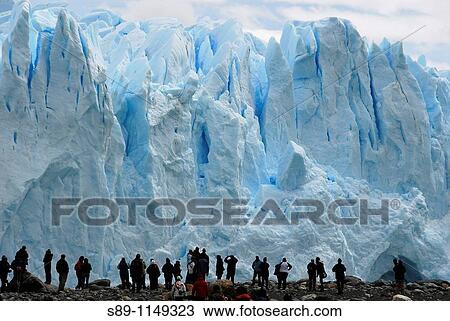 Tourists on the glacier Perito Moreno Argentina View Large Photo Image Stock Image - Tourists on the glacier Perito Moreno Argentina. Fotosearch