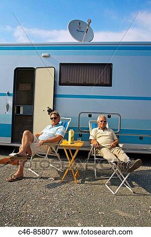 Tourists traveling with a motor home, Granada province, Andalusia, Spain View Large Photo Image Stock Photo - Tourists traveling with a motor home, Granada province, Andalusia, Spain. Fotosearch