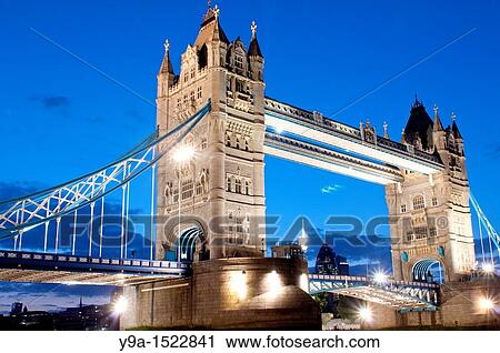 Tower Bridge by night, London, England, Great Britain 2 View Large Photo Image Stock Image - Tower Bridge by night, London, England, Great Britain 2. Fotosearch