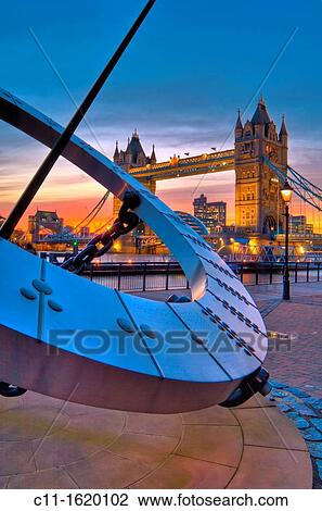 Stock Image - Tower Bridge, London, England, UK. Fotosearch