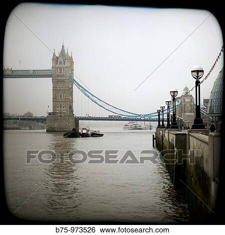 Tower bridge, River Thames, London, England View Large Photo Image Stock Photograph - Tower bridge, River Thames, London, England. Fotosearch