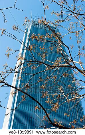 Tower III, The China World Trade Center by Skidmore, Owings and Merrill Architects, 1990, CBD, Beijing, China, Asia View Large Photo Image Stock Image - Tower III, The China World Trade Center by Skidmore, Owings and Merrill Architects, 1990, CBD, Beijing, China, Asia. Fotosearch