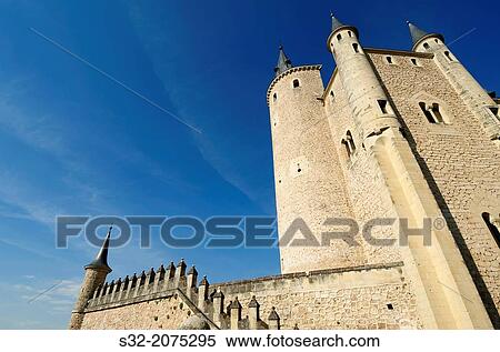 Tower in the Alcazar of Segovia, Castilla Leon, Spain. View Large Photo Image Stock Photography - Tower in the Alcazar of Segovia, Castilla Leon, Spain.. Fotosearch