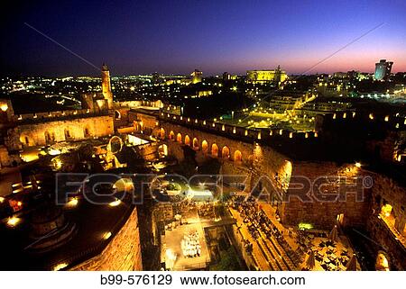 Tower of David, Museum of the History of Jerusalem, Israel. View Large Photo Image Stock Photo - Tower of David, Museum of the History of Jerusalem, Israel.. Fotosearch