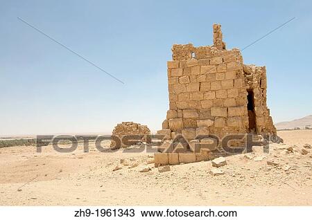 Tower tomb at Palmyra, Syria. View Large Photo Image Stock Image - Tower tomb at Palmyra, Syria.. Fotosearch