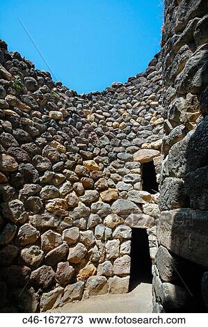 Tower, Unesco World Heritage Site of 14 century BC city, Nuraghe Su Nuraxi, Barumini, La Marmilla Region, Sardinia, Italy. View Large Photo Image Stock Image - Tower, Unesco World Heritage Site of 14 century BC city, Nuraghe Su Nuraxi, Barumini, La Marmilla Region, Sardinia, Italy.. Fotosearch