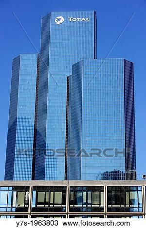 Towers in La Defense district in the westernmost part of Paris, France, Europe. View Large Photo Image Stock Image - Towers in La Defense district in the westernmost part of Paris, France, Europe.. Fotosearch