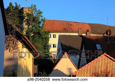 town and castle in the city of Hilpoltstein, Middle Franconia, Franconia, Bavaria, Germany, Europe View Large Photo Image Stock Photo - town and castle in the city of Hilpoltstein, Middle Franconia, Franconia, Bavaria, Germany, Europe. Fotosearch