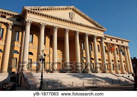 Town hall building Verona Veneto Italy View Large Photo Image Stock Image - Town hall building Verona Veneto Italy. Fotosearch