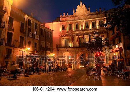 Town Hall, Cuenca. Castilla-La Mancha, Spain View Large Photo Image Picture - Town Hall, Cuenca. Castilla-La Mancha, Spain. Fotosearch