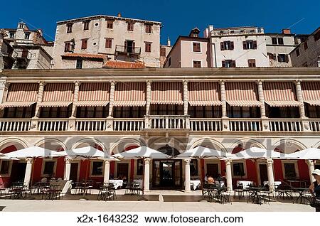 Town hall Duke's palace,? Katedralni Trg - Platea Magna? Cathedral square, town of Sibenik, Dalmatia region, Croatia, Europe. View Large Photo Image Stock Image - Town hall Duke's palace,? Katedralni Trg - Platea Magna? Cathedral square, town of Sibenik, Dalmatia region, Croatia, Europe.. Fotosearch