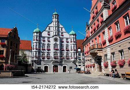 Town hall in Memmingen View Large Photo Image Stock Image - Town hall in Memmingen. Fotosearch