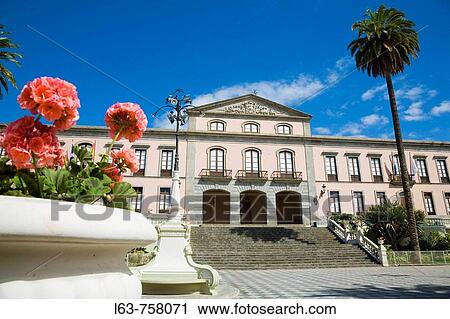 Town Hall, La Orotava. Tenerife, Canary Islands, Spain View Large Photo Image Stock Image - Town Hall, La Orotava. Tenerife, Canary Islands, Spain. Fotosearch