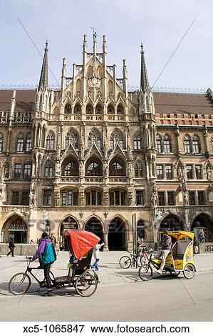 Town Hall, Marienplatz, Munich, Bavaria, Germany, Europe View Large Photo Image Stock Photo - Town Hall, Marienplatz, Munich, Bavaria, Germany, Europe. Fotosearch
