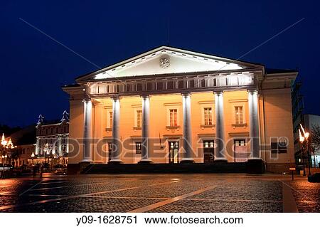 Town Hall, Vilnius, Lithuania View Large Photo Image Stock Image - Town Hall, Vilnius, Lithuania. Fotosearch