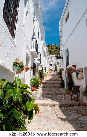 Town of Frigiliana, Andalusia, Spain View Large Photo Image Stock Photography - Town of Frigiliana, Andalusia, Spain. Fotosearch