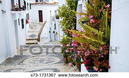 Town of Frigiliana, MBlaga, Andalusia, Spain View Large Photo Image Stock Photo - Town of Frigiliana, MBlaga, Andalusia, Spain. Fotosearch