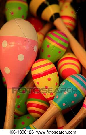 Stock Photograph - Toy maracas. Fotosearch