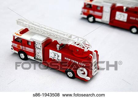 Toy Replica New York City Fire Engines. View Large Photo Image Stock Photo - Toy Replica New York City Fire Engines.. Fotosearch