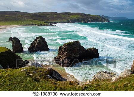 Tr? igh Ghearadha Beach. Northeast Lewis Island. Outer Hebrides. Scotland, UK View Large Photo Image Stock Photo - Tr? igh Ghearadha Beach. Northeast Lewis Island. Outer Hebrides. Scotland, UK. Fotosearch