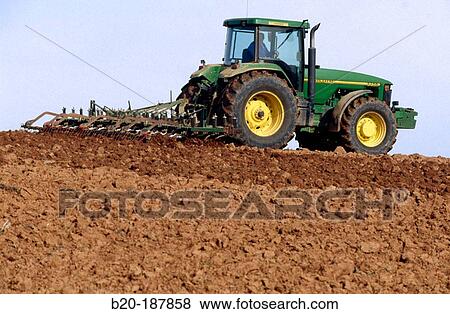 Tractor. Spain View Large Photo Image Stock Photo - Tractor. Spain. Fotosearch