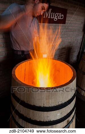 traditional barrel maker in winery muga. haro. spain. View Large Photo Image Stock Photo - traditional barrel maker in winery muga. haro. spain.. Fotosearch