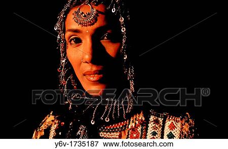 Stock Photo - Traditional dancer. Rajasthan, India.. Fotosearch