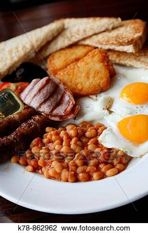 Traditional English breakfast, Birmingham, England, UK View Large Photo Image Stock Image - Traditional English breakfast, Birmingham, England, UK. Fotosearch