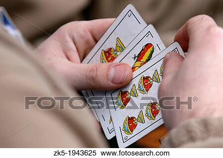 Stock Photography - Traditional games of cards, Truc, Valencia Spain.. Fotosearch