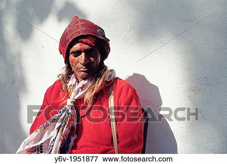 Traditional healer belonging to the Bhil tribe. Rajasthan, India. View Large Photo Image Stock Photo - Traditional healer belonging to the Bhil tribe. Rajasthan, India.. Fotosearch