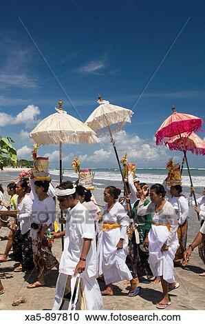 Traditional Hindu Ceremony, Kuta Beach, Bali, Indonesia View Large Photo Image Stock Image - Traditional Hindu Ceremony, Kuta Beach, Bali, Indonesia. Fotosearch
