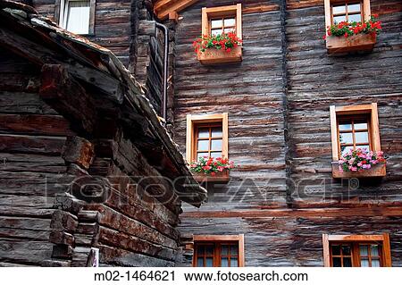 Traditional house in Zermatt, Switzerland View Large Photo Image Stock Image - Traditional house in Zermatt, Switzerland. Fotosearch