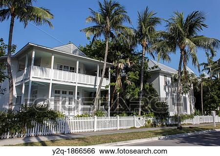 TRADITIONAL HOUSE, KEY WEST, FLORIDA, UNITED STATES View Large Photo Image Stock Photograph - TRADITIONAL HOUSE, KEY WEST, FLORIDA, UNITED STATES. Fotosearch