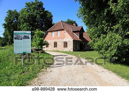 Stock Photo - traditional house, museum at Heimtali near Viljandi, Estonia, Baltic Nation, Eastern Europe.. Fotosearch