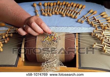 Stock Photo - Traditional lacework, Rauma, Finland. Fotosearch