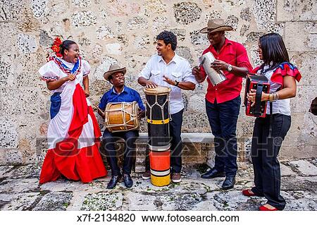 Traditional music group, old city, Santo Domingo, Dominican Republic. View Large Photo Image Stock Image - Traditional music group, old city, Santo Domingo, Dominican Republic.. Fotosearch