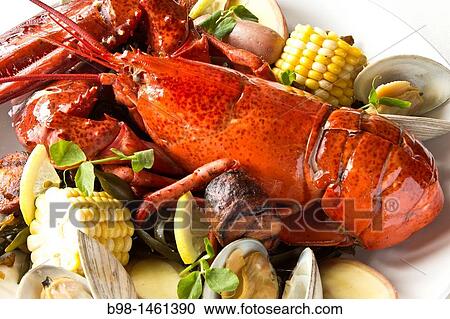 Traditional New England Lobster Dinner entree at Castle Hill Inn, Newport, Rhode Island View Large Photo Image Stock Image - Traditional New England Lobster Dinner entree at Castle Hill Inn, Newport, Rhode Island. Fotosearch