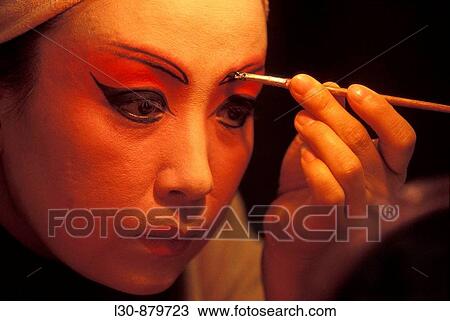 Stock Image - Traditional Pekin opera, Beijing, China. Fotosearch