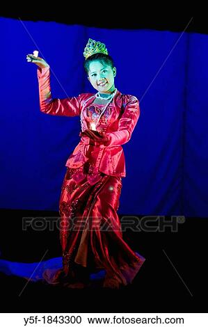 Traditional performer of Mintha Theatre View Large Photo Image Stock Image - Traditional performer of Mintha Theatre. Fotosearch