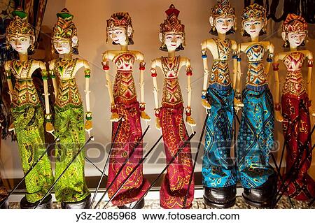 Traditional puppet dolls, Bali, Indonesia. View Large Photo Image Stock Photo - Traditional puppet dolls, Bali, Indonesia.. Fotosearch