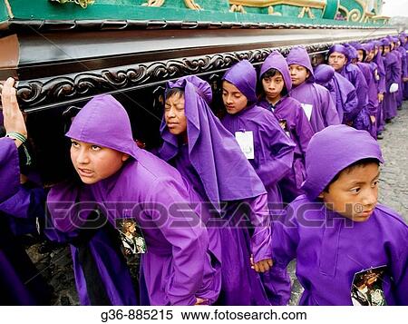 Traditionally dressed men and boys for Easter procession, Antigua, Sacatepequez, Guatemala View Large Photo Image Stock Photography - Traditionally dressed men and boys for Easter procession, Antigua, Sacatepequez, Guatemala. Fotosearch