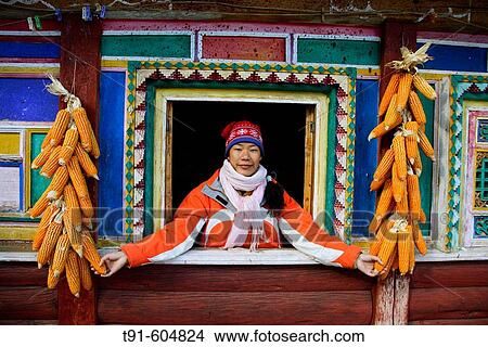 traditionel decorated house in Danba View Large Photo Image Picture - traditionel decorated house in Danba. Fotosearch